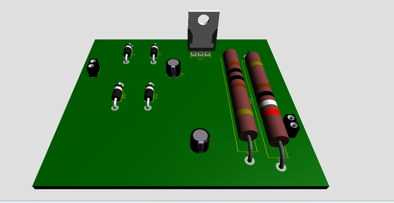 Voltage Regulator PCB Image