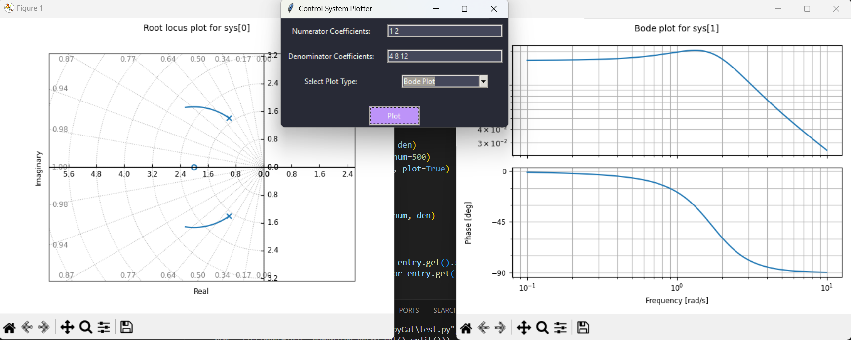 Root Locus and Bode Plotter Project Image